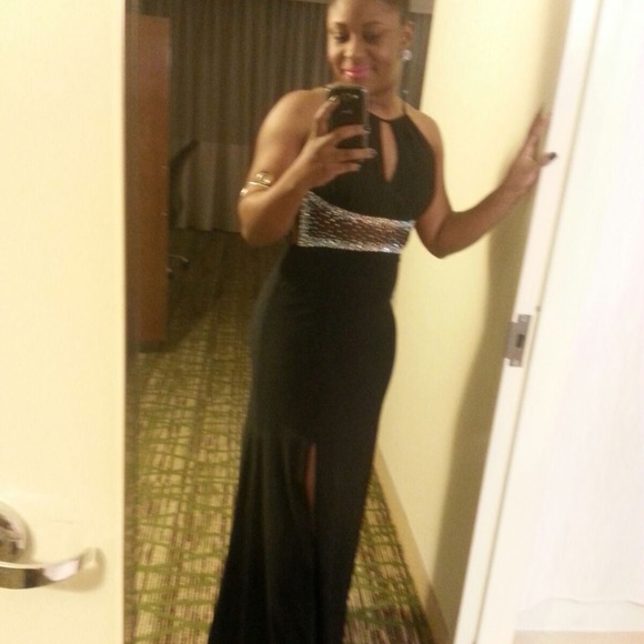Keyhole Embellished Gown - Picture 1 of 6